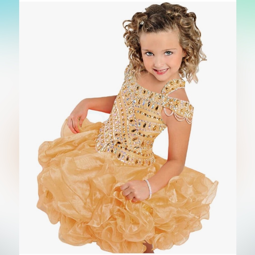 Pageant Formal Dress Girls Size 7 NEW